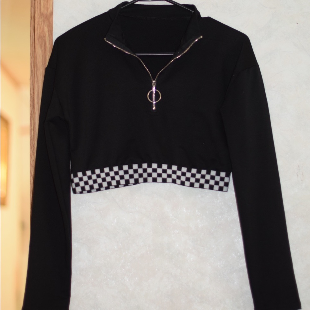 Black Crop Top